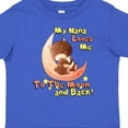 thumbnail image 4 of Inktastic My Nana Loves Me to the Moon and Back Boys or Girls Toddler T-Shirt, 4 of 5