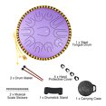 thumbnail image 3 of Percussion Instrument,C Key Percussion Drum Meditation Majors 15 Inch 21 Inch 21 Notes Majors Friends Handpan Friends Handpan Drum With Drum Meditation Steel Drum Percussion With Drum Mewmewcat Zdhf, 3 of 6