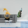 thumbnail image 2 of Figura de delfín,Colección de adornos de escritorio con figuras de delfines,Figura de escritorio,Estante de estatua de pavo real para escritorio,decoración del hogar,Figura decorativa, 2 of 8