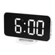 thumbnail image 3 of Reloj despertador con espejo digital, reloj con espejo digital, reloj digital LED regulable, reloj con espejo digital, rendimiento inigualable, 3 of 8
