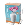 thumbnail image 3 of Seyotauo 3D Puzzle Vase Unique Flower Vase for Adults Made by 120 Curved Plastic Puzzle Pieces, Vases for Flower Home Creative Gift for Parents & Housewarming, Home Decor and Flower Arrangement, 3 of 5