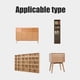 thumbnail image 5 of Dinheiro 4 unids/set mueble de TV fijo dispositivo para evitar vertidos muebles sin perforaciones accesorio anticaída para aparadores y armarios, 5 of 8
