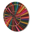 thumbnail image 3 of Designart 'Orienta Chocolate Mandala' Modern Wood Wall Clock, 3 of 5