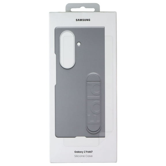Open Box Samsung Official Silicone Case and Film for Galaxy Z Fold7 - Gray