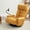 Yellow + Metal + Cotton, variant on Adjustable Head and Waist Lounge Chair, 360° Swivel Game Chair with Phone Holder Mount, Rotatable Leisure sofa chair for Living Room, Nursery, Office