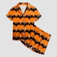 thumbnail image 5 of Halloween Girls Pajama Set Short Sleeve Button Down Girls PJS Sleepwear Summer Nightwear Loungewear Set, 5 of 5