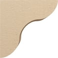 thumbnail image 3 of 11"W x 22"D x 22"H Classic Carmel Rough Cedar Woodgrain TimberThane Corbel, Primed Tan, 3 of 6