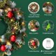 thumbnail image 2 of Corona navideña XCF 40 cm Adorno navideño artificial con luces 20 LED, 2 of 4