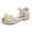 t-20Beige57, variant on CAIVO Girls Rhinestone Flower Shoes Low Heel Princess Shoes Flower Wedding Party Dress Pump Shoes Kids Toddler Summer Solid Color Sandals Versatile Footwear