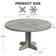 thumbnail image 2 of Mesa de comedor redonda de 47 pulgadas, mesa de cocina de madera, mesas de comedor para 4 a 6 personas, mesa de comedor con mesa de madera y patas para comedor, sala de estar, café, 2 of 7