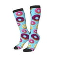 thumbnail image 2 of Balery Donuts Fun Novelty Socks Men'S Women'S Crew Socks Funny Crazy Novelty Socks Quirky And Cool Socks, 2 of 9