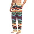 thumbnail image 2 of FORMRS Mens Pajama Pants with Pockets Cotton Sleepwear Lounge Bottoms Sizes S-2XL, Artistic Desert Pattern, 2 of 7