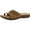 Medium Brown, variant on Easy Spirit Womens Linley 3 Faux Leather Flat Slide Sandals