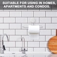thumbnail image 6 of Monyance toilet roll holder Suction Cup Paper Towel Holder Wall Mounted Towel Rack Paper Roll Hanger for Home Kitchen Toilet(10.43X4.13X2.76Inches), 6 of 10
