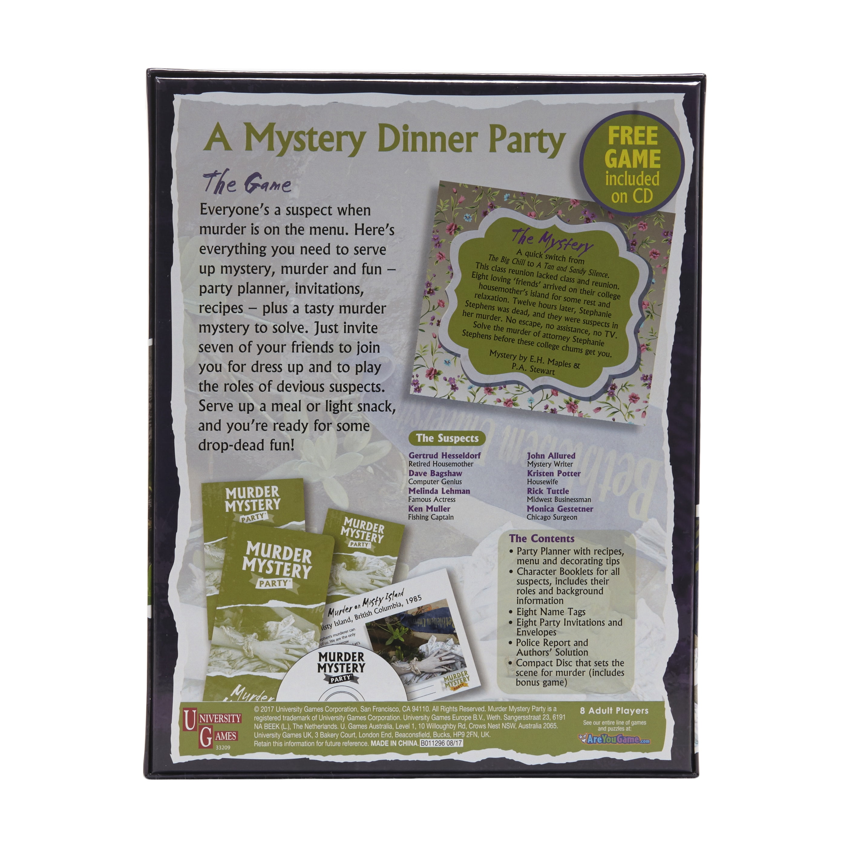 Murder Mystery Murder On Misty Island The Party Game NEW IN STOCK 