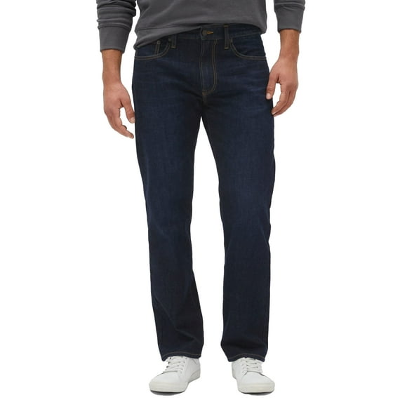 Jeans rectos de hombre GAP lavado oscuro 29W 32L