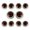 Black, variant on Halloween Eyes Semi-circular Bowl-shaped Hollow Eyes Bleeding Eyeballs Spoof Horror Eyeball Toys Halloween Gifts 10 Pcs Blue Small Black Pupils