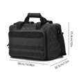 thumbnail image 2 of Bolsa De Rango Al Aire Libre Para Pistolas Y Tiro Con Rifle, Bolsa De Pistola De Rango Duffle Con Divisores Y Correa, Bolsa De Almacenamiento Multifunción Speravity AP008033-01, 2 of 6