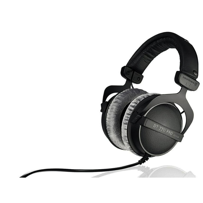 beyerdynamic DT 770 PRO 250 Ohm Over-Ear Studio Headphones in Black. Closed  Construction, Wired for Studio use, Ideal for Mixing in The Studio