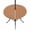 Orange, variant on Round Outdoor Tablecloth with Umbrella Hole and Zipper, Teal Morocco Tablecloth with Elastic Waterproof, Ethnic Boho Minimalist Abstract Geometric Patio Table Covers for 45" - 54" Picnic Pool Tables