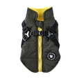 thumbnail image 1 of Greeniant Arnés de invierno para mascotas, chaqueta a prueba de viento, chaleco, ropa ligera de entrenamiento, poliéster, ropa lavable con gancho trasero Ropa para mascotas Verde METRO Greeniant PT000587-15, 1 of 6