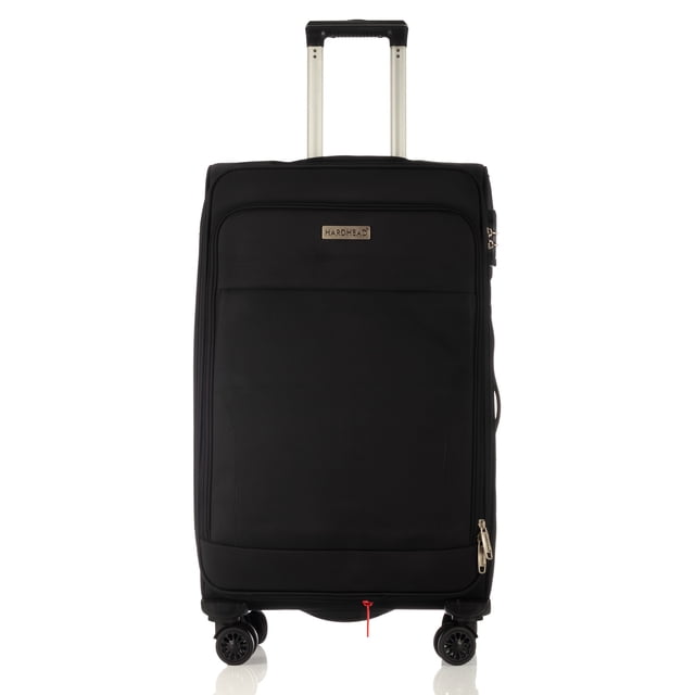 Maleta De Viaje Suave De Tela Original Nueva Hardhead In Heaven Negro Equipaje 26 Pulgadas