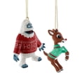 thumbnail image 5 of Kurt S. Adler Rudolph the Red-Nosed Reindeer Christmas Holiday Ornament Set Gift Boxed RU1222, 5 of 7