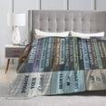 thumbnail image 4 of Wijzvio To My Brother Throw Blanket Soft Fuzzy Fleece Blanket For Couch Bed Living Room Decoration 60"X50", 4 of 9