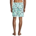 thumbnail image 5 of No Boundaries Men's & Big Men's 7" Printed Swim Trunks, 5 of 5