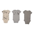 thumbnail image 1 of Pañalero Carters Unisex con Broches con Manga Corta con Diseño de Animales 3 Piezas Multicolor Talla 3 a 6 M, 1 of 4