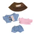 thumbnail image 2 of Ropa De Muñeca De Felpa De 38cm, Ropa Cómoda De Dibujos Animados DIY Con Sombrero, Chaqueta, Conjunto De Muñeca, 2 of 9