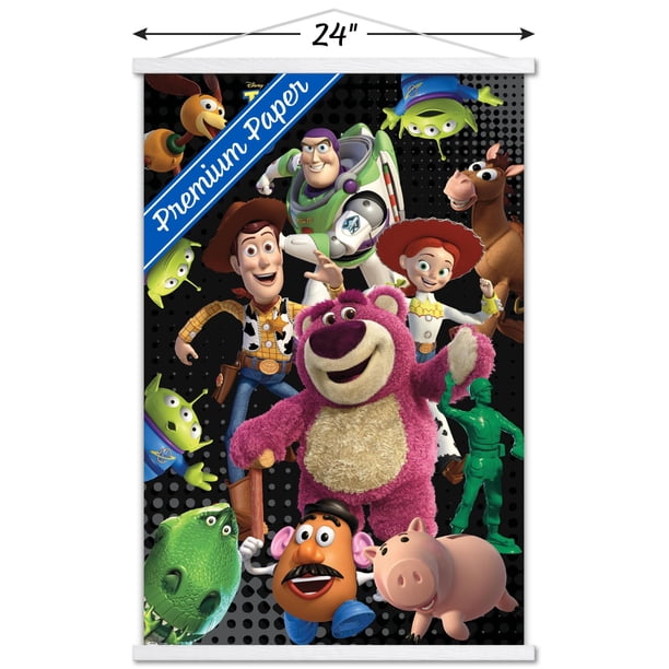 Disney Pixar Toy Story 3 - Grid Wall Poster with Wooden Magnetic