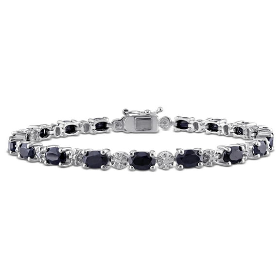 Everly Women's Sapphire Sterling Silver Tennis Bracelet