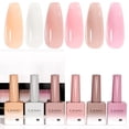 thumbnail image 1 of Set de esmaltes de uñas CANNI Jelly Milky White Pink 9 ml x6, 1 of 9