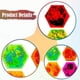 thumbnail image 4 of Juego de 6 tapetes sensoriales de gel líquido suave para bebés y niños de 3 a 4 años. Estos tapetes sensoriales acuáticos son... Hexagonal, 4 of 7