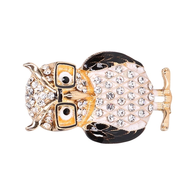Broche De Animal, Broche De Búho Delicado único Con Forma De Animal, Diamantes De Imitación Para Fiesta De Boda, Regalo De Joyería De Festival