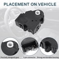 thumbnail image 3 of Reemplazo del actuador de control de la puerta de mezcla de aire del calentador HVAC para Buick Roadmaster Duradero No.16124952 2 Pcs, 3 of 6
