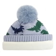 thumbnail image 4 of QASIEATN Women's Daily Clothing Essentials Women's Knitted Hat Dinosaur Wool Hat With Velvet Warm Winter Hat Winter Must Have Accessories, 4 of 5