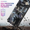 thumbnail image 6 of Samsung Galaxy S21 Plus Case, Camouflage Sturdy Phone Case with Heavy Duty Shockpro of Military Grade Anti-Fall Protection and Built-in Magnetic Cover for Samsung Galaxy S21 Plus MC Light Blue, 6 of 14