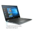 thumbnail image 6 of 2020 HP Pavilion x360 2 in 1 Touchscreen Laptop, 14" IPS Full HD PC, 10th Gen Core i5-1035G1 4-Core up to 3.60 GHz, 16GB RAM, 1TB SSD, USB-C, Webcam, Wi-Fi 6, Win 10, 6 of 7