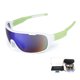 thumbnail image 3 of de sol de ciclismo, de sol porizadas, de sol deportivas con protección con 5 lentes intercambiables para entusiastas Verde Macarena Gafas de sol polarizadas para ciclismo, 3 of 3