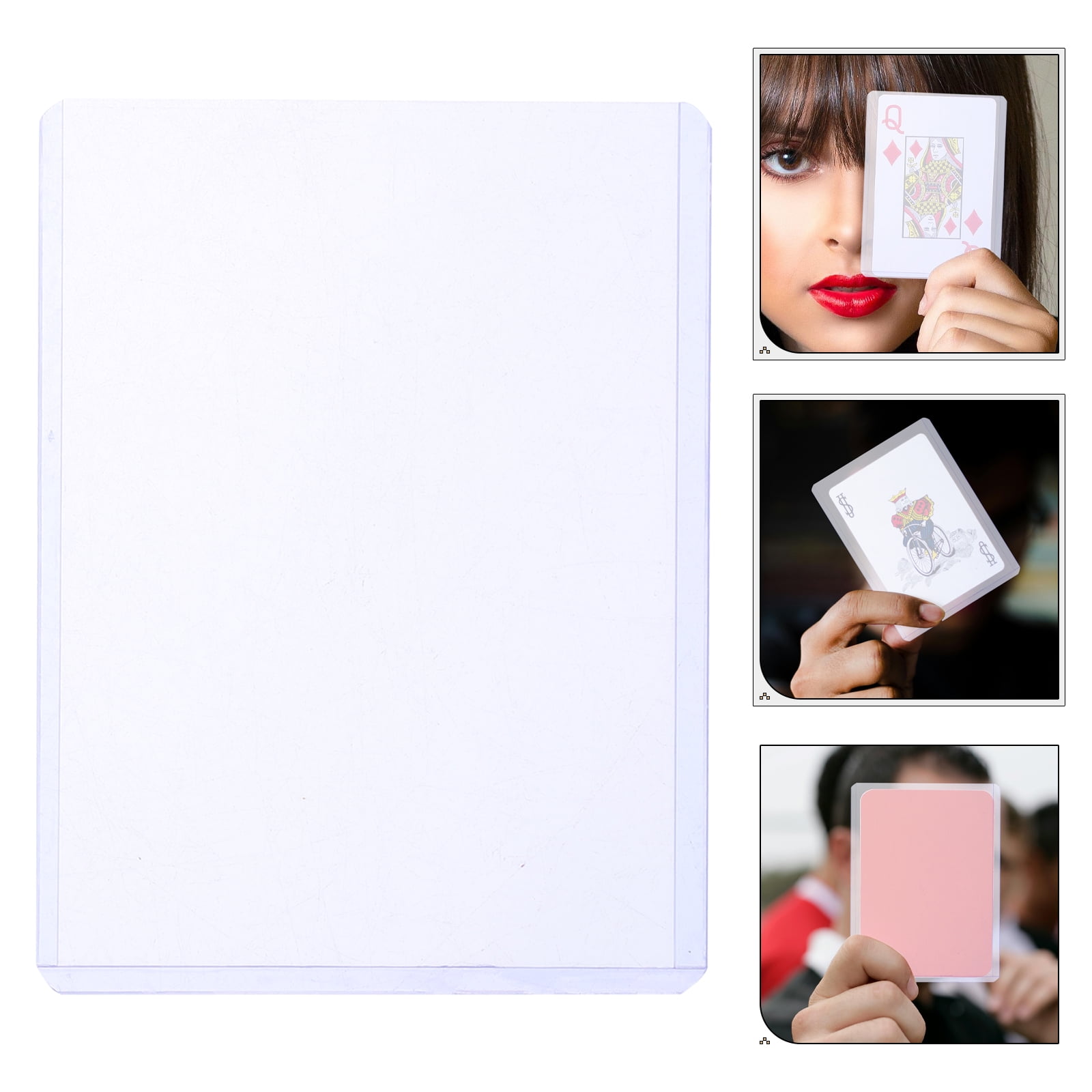 25pcs Play Cards Sleeves Trading Card Sleeves Hard Card Holders Card  Protective Sleeves Card Protector - Walmart.com