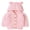 Pink, variant on Aunavey Baby Girls Boys Girls Knit Sweater Hooded Ears Warm Cardigan Coat Tops Jacket Outwear