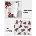 thumbnail image 5 of Swag Curtains, Independence Day American Flag Eagle Rod Pocket Kitchen Curtains Valances Tier Curtains Swag Valance Curtains for Bedroom Living Room 36" x 36", 2 Panels, 5 of 6