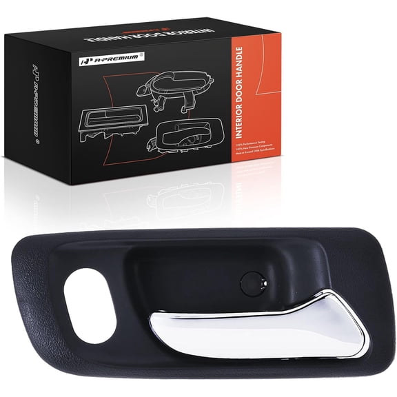 A-Premium Front Right Passenger Side Interior Door Handle with Hole Compatible with Honda Accord 1998 1999 2000 2001 2002 Sedan 4-Door, Blue Housing with Chrome Lever, Replace# 72125S84A01ZA