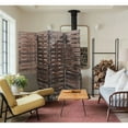 thumbnail image 6 of Contemporary Indoor 4 Panel Laurel Screen Room Divider, 6 of 7