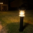 thumbnail image 3 of Black Stainless-Steel Bollard Solar Light with EZ Anchor, 3 of 12