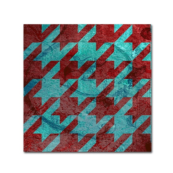 Trademark Fine Art "Houndstooth IV" Canvas Art by Color Bakery