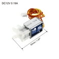 thumbnail image 2 of Mini Solenoid Valve 2 Position 3 Way DC 12V 0.19A Water Air Solenoid Valve, 2 of 5