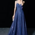 thumbnail image 3 of Evening Dress  Women's Halter Bling Party Wedding Banquet Long Dress  Elegant Prom Formal Gown, 3 of 5